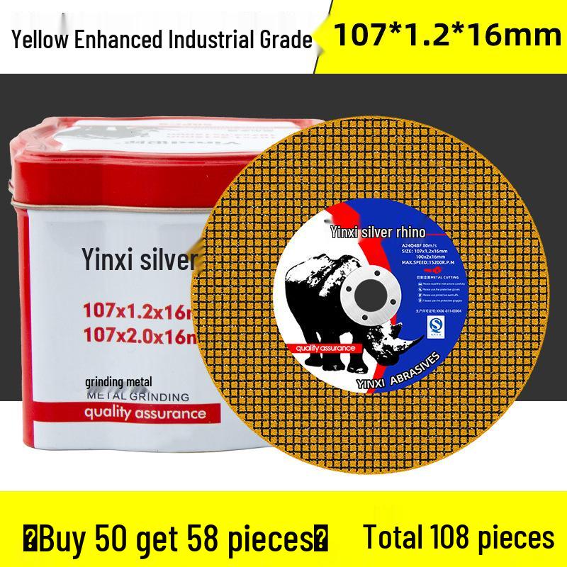 Stainless Steel Angle Grinder Cutting Disc - Resin Metal Grinding Wheel for Rail and Iron Cutting