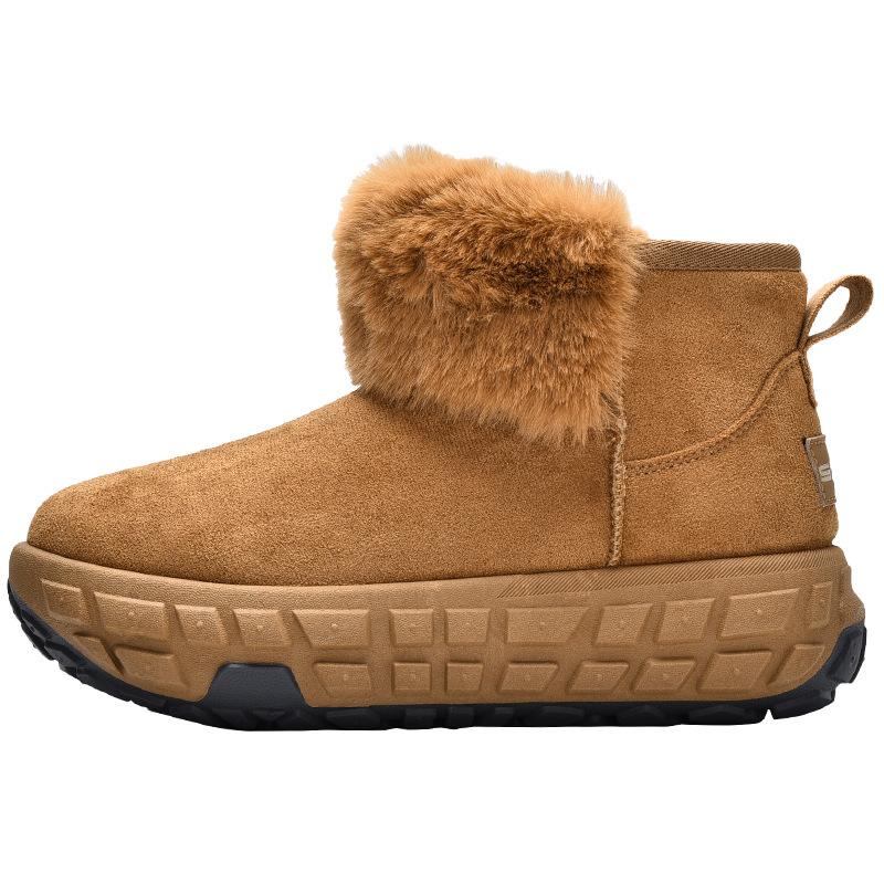 Winter New Platform Snow Boots Women's Plush Shoes Cotton Shoes 1376