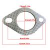 Yulokdwi Exhaust Flange Gasket,Replacement High Temperature Exhaust Flange Gasket - High Temperature Graphite 2