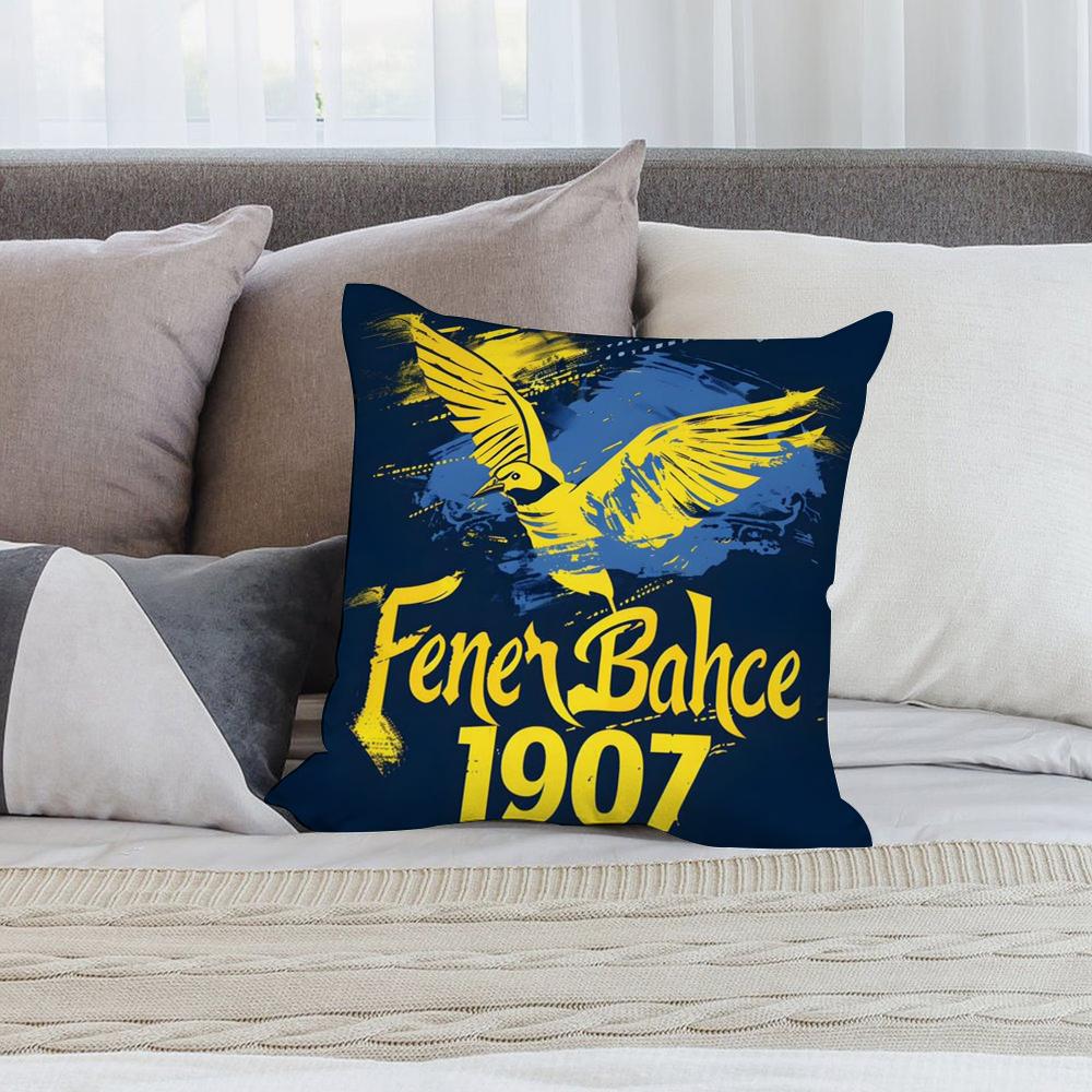 S-Strongest-F-FenerbahceS Pillow Case Short Plush Sofa Decorative Gift Home Double-sided Printing Cushion