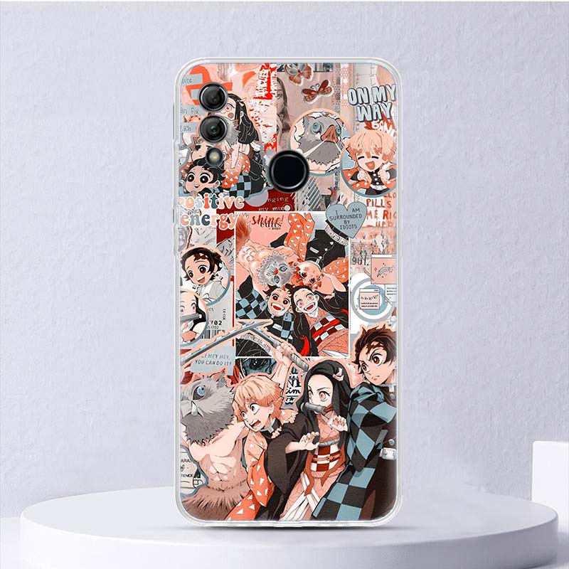 Demon Slayer Anime Kimetsu No Yaiba Soft Case For Huawei P Smart Z Y5 Y6 Y7 Y9S 2019 Phone Cover Honor 10 Lite 9 9X 8X 8A Pro 8S