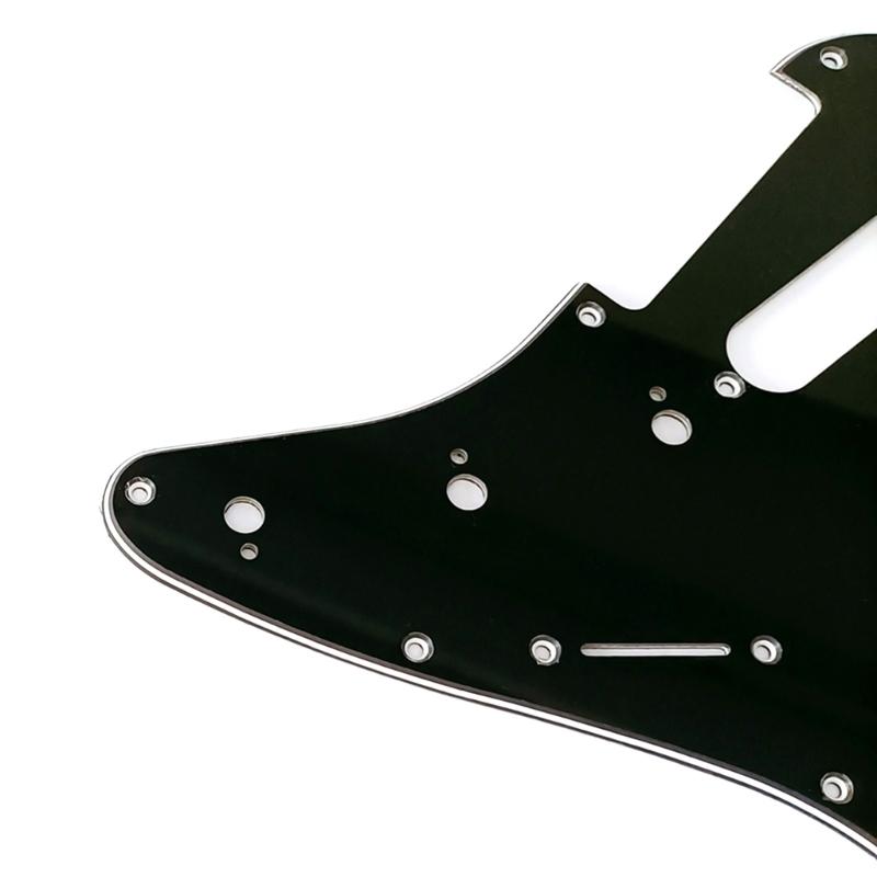 Stable PVC Pickguard Set Scratch Plate Guitar Accessory Scratch Plate Suitable for Electric Guitar Enthusiasts