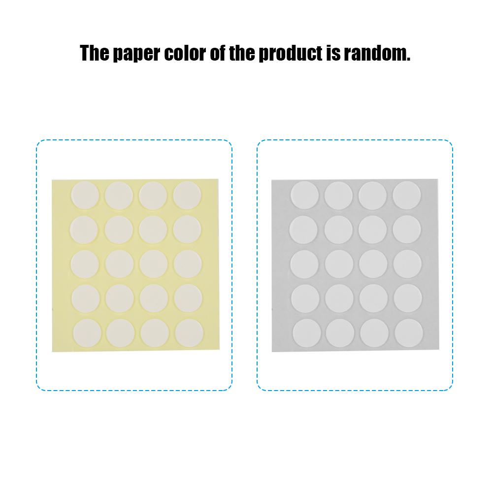 200Pcs Transparent Round Double Sided Tape Sticker Strength Adhesive Sticker Nail Art