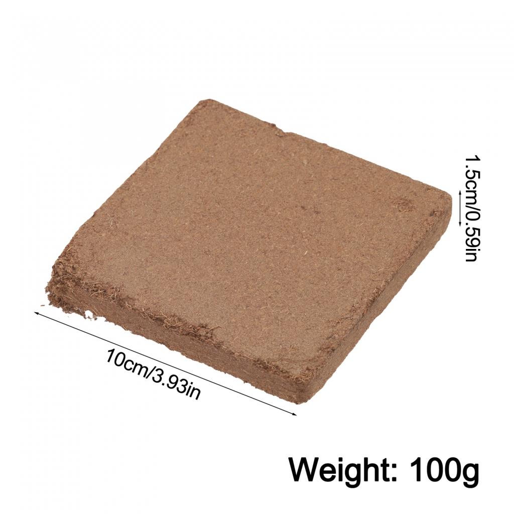Aerated Coco Coir Soil Block Organic Solution for Healthy Plant Growth