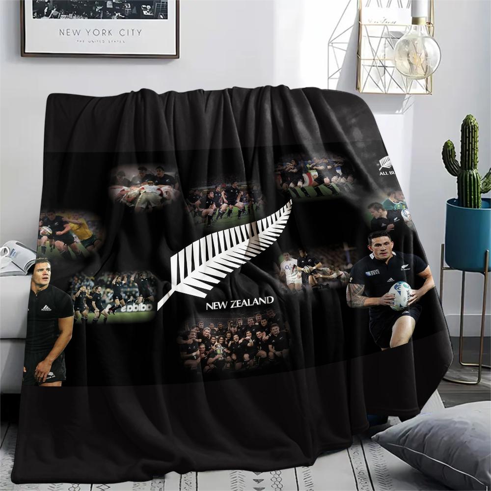 All Blacks,pattern Flannel Blanket, High quality Comfortable for All Seasons, Home Decor, Warmth and Comfort, Perfect for Gifts.