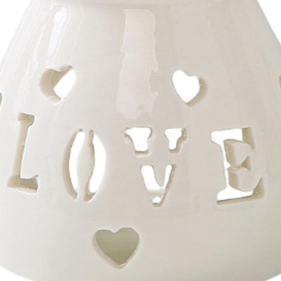 Ceramic Tea Light Candle Holder Small Essential Oil Burner Wax Melt Warmer Aromatherapy Aroma Diffuser for Home Bedroom Decor