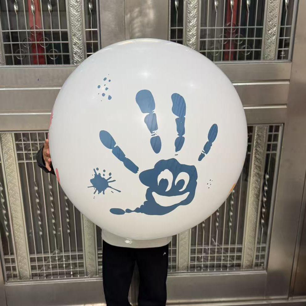 36-Inch Thick Balloon Toy with Designs for Kids - Perfect for Outdoor and Kindergarten Decorations