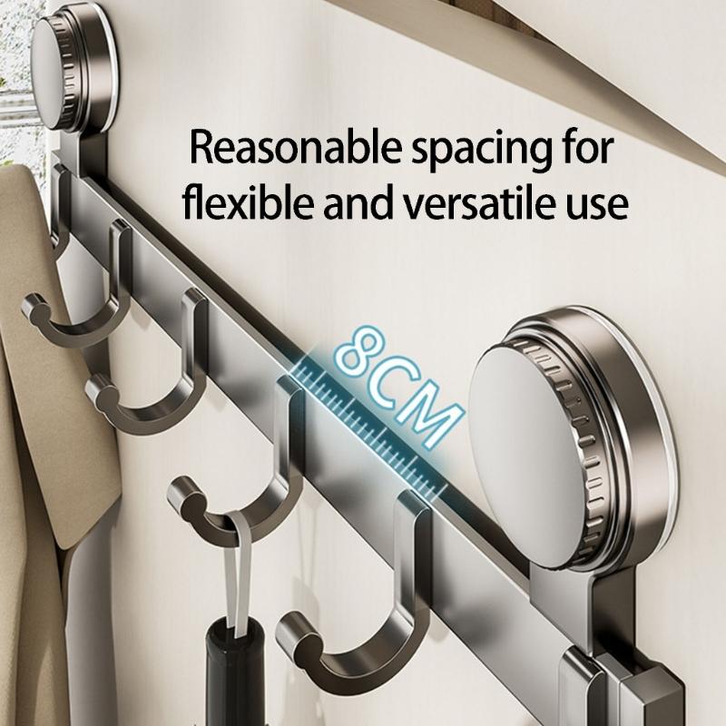 Strong Suction Cup Hook Strong Load-bearing Adhesive Rack Hook for Bathroom And Kitchen Organization
