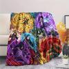 Naruto Print Flannel Blanket, Ultra Soft High Quality All Seasons Warm Throw, Home Decor Cozy Blanket, Perfect Christmas Gift