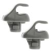 10PCS Sunvisor Holder Clip Clear Gray For Honda Civic CR-V For Accord Civic Visor 88217-S04-003ZA