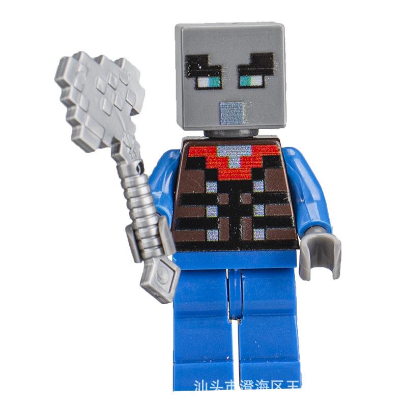 Ninja Warrior Superhero Doll With Weapon Single Building Block Assembly Toy