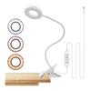 Clip Light, LED Light, Memory Function, Bright, USB Powered Lighting, Reading Light, Desk Lamp, 3 Levels of Color Adjustment, 10 Levels of Dimming,
