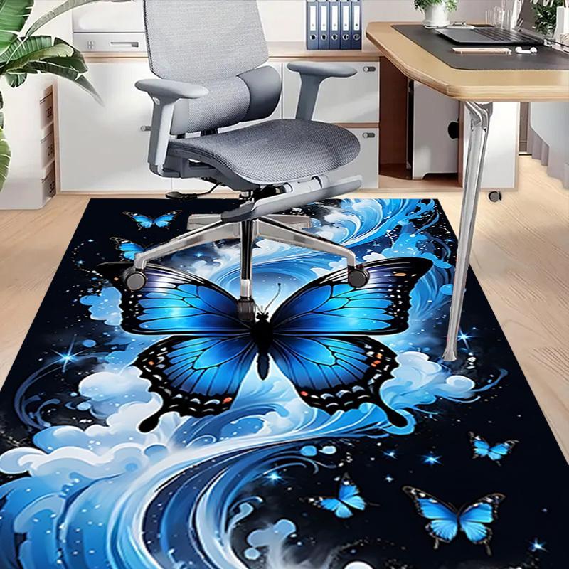 1 Stück Schmetterlingswolken Extra Groß Rutschfeste Bodenteppich, Büro, Familie, Schlafzimmer, Studio Großer Teppich Innen Teppiche