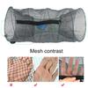 Large Automatic Folding Portable Fishing Net Trap Zipper Bait Spring Cage for Shrimp