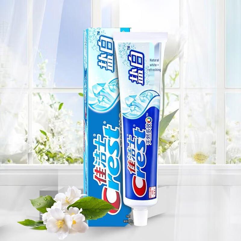 Crest Salt White Cool Mint Fluoride Toothpaste