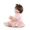 Pinky Soft Vinyl Silicone Reborn Baby Girl Cute Doll 43CM Lifelike Baby Dolls