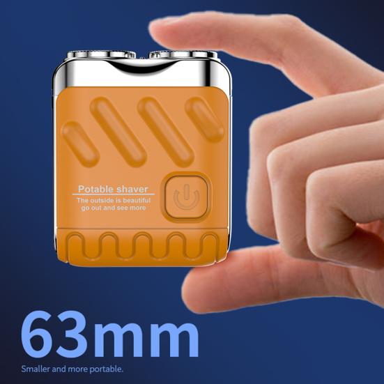 Yousheng Double-head Mini Electric Shaver USB Rechargeable Waterproof Portable Travel Wet Dry Shaving Razor Men Beard Trimmer Hair Remover Tool