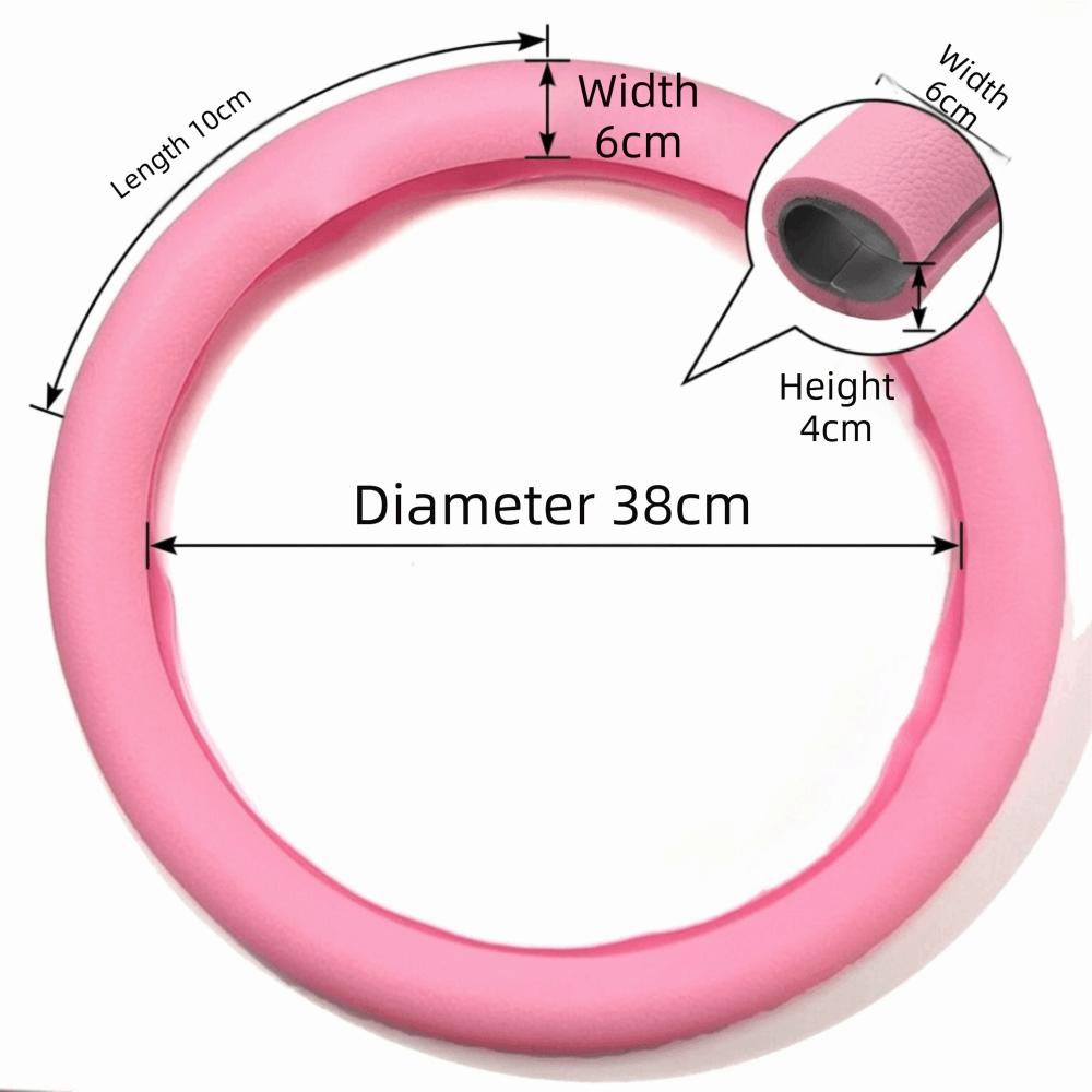 Anti-Slip Texture Anti-Slip Steering Cover Breathable Steering Grip  Car Steering