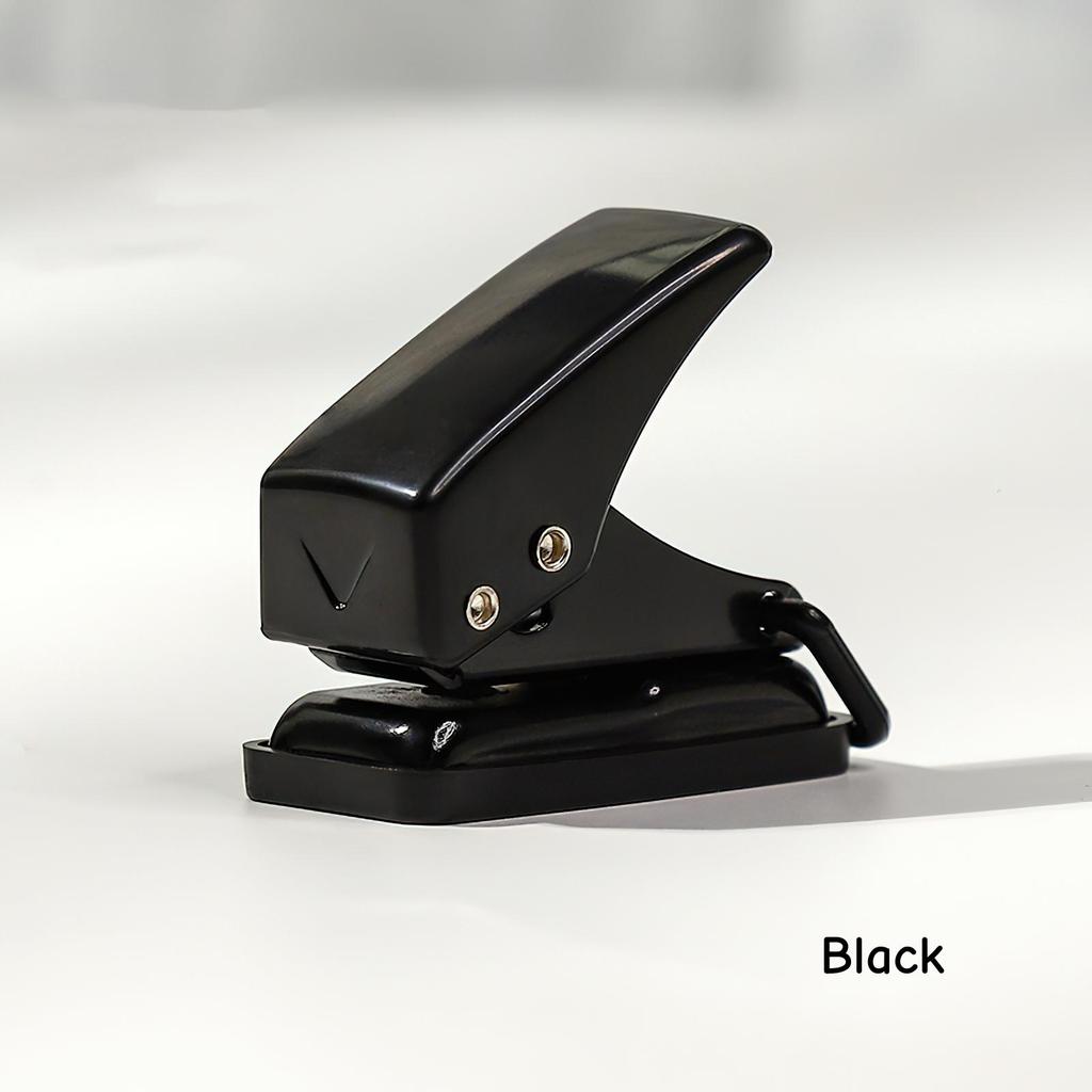 1pcs Mini Light Color Hole Punch Manual Single Round for Punching Holes In Loose-Leaf Paper Office School
