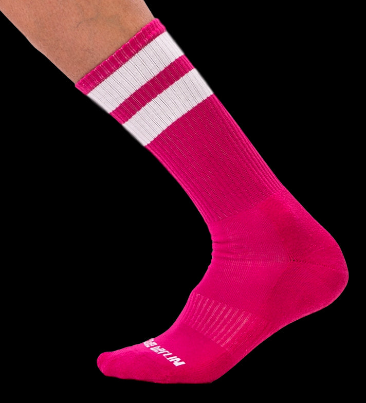 Chaussettes Gym Socks Rose-Blanc - Barcode Berlin - CHAUSSETTES