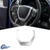 Steering Wheel Decor Cover Trim Silver For Ford F150 15-20 Interior Accessories