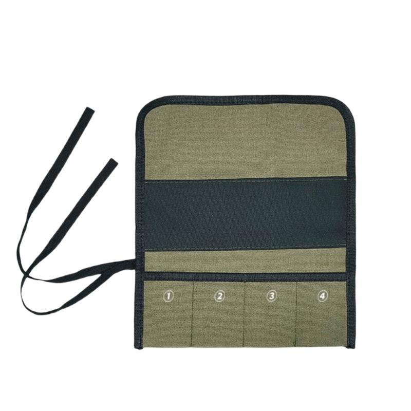 Sturdy Water resistant Tool Organizer Roll Up Pouch Foldable for Portable Storage Featuring Multiple Pockets Quick Access S