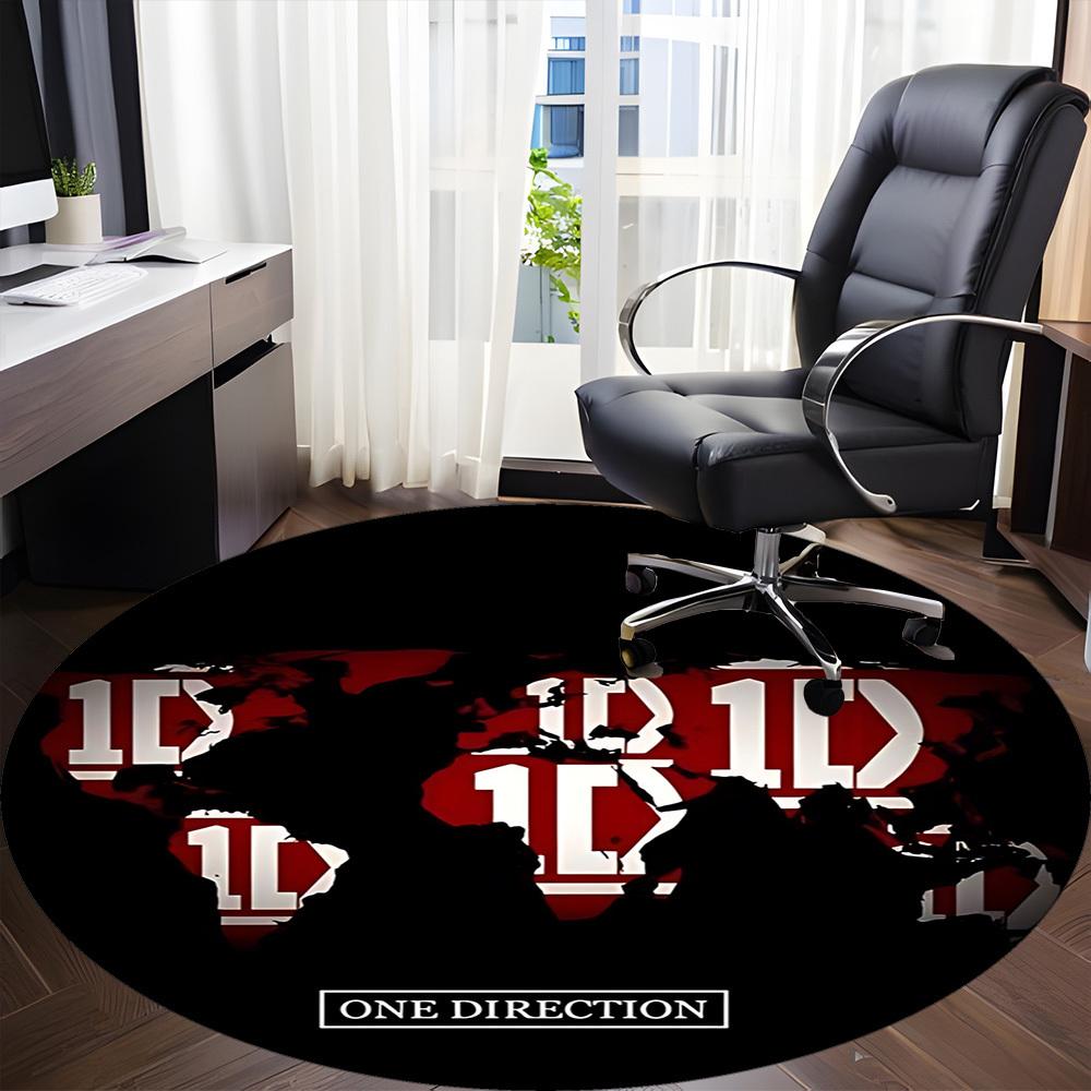1pc ONE DIRECTION Chair Carpet for Office Non Slip, Lightweight, Machine Washable Rug for Office, Sleeping, Room Holiday Decor