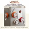 Mechanical Timer Mechanical Kitchen Timer Visual Display Magnetic Timer Kitchen Desk Timer  Office