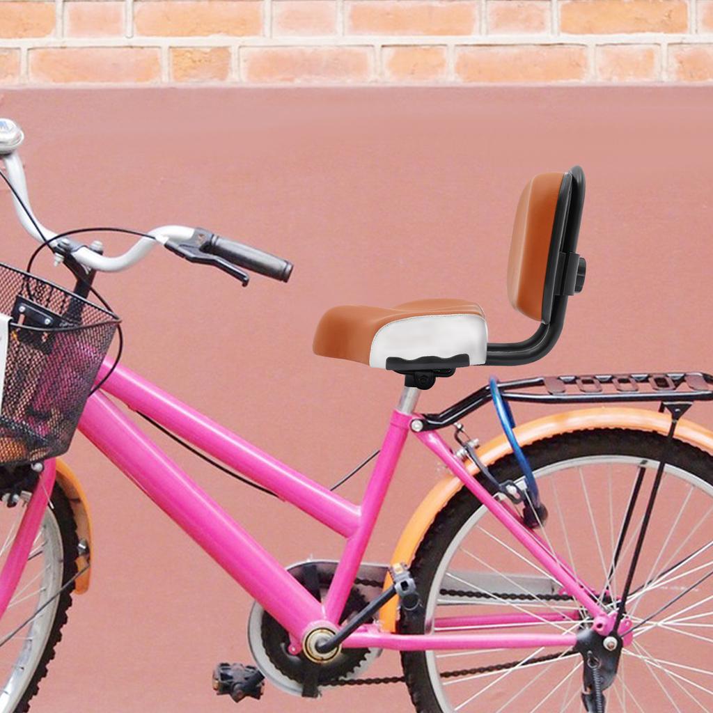 Premium Breiter Dreirad-Sitz für Erwachsene mit gepolsterter Rückenlehne, Stützendes Ergonomisches Sattelkissen für Lange Fahrten, Einfacher Austausch