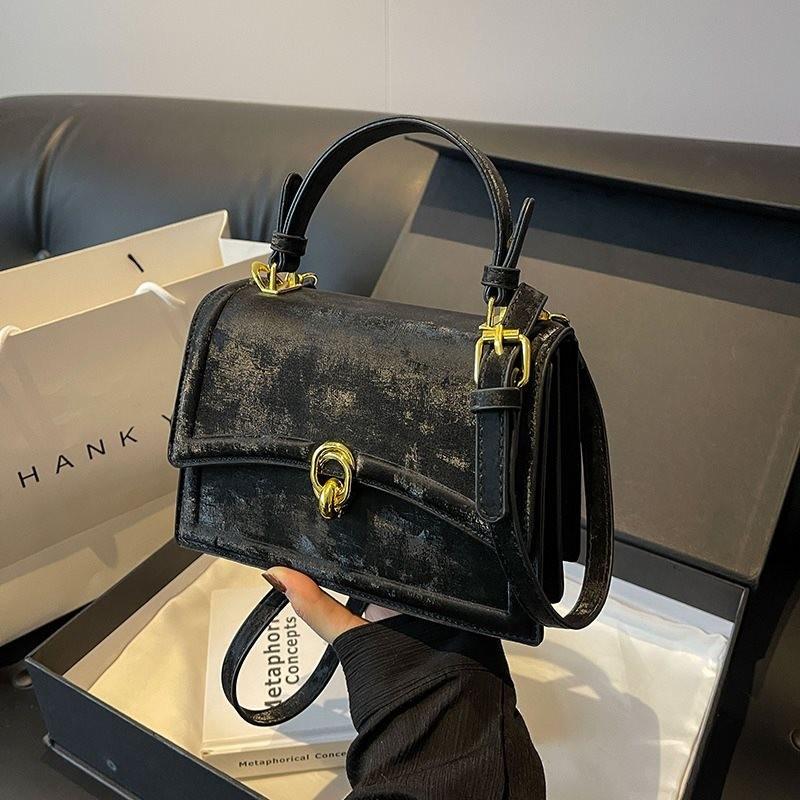 

Fashionable Women s Soft Shoulder Crossbody Bag Stylish Versatile Mini Square Handbag In Black Cream Purple And Pink Black