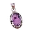 Natural Cacoxenite Gemstone 925 Solid Sterling Silver Jewelry Pendant 1.50" a5A10