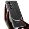 Samsung S25ultra Mobile Phone Case Wood Grain Electroplating Plain Leather S24ultra Fine Hole Full Inclusive Anti Fall Protection Case