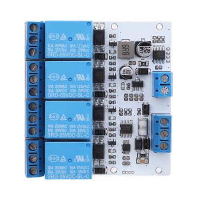 Relaismodul 9600bps Automatische Anpassung Schaltschaltung 4-Kanal-Relaismodulplatine mit