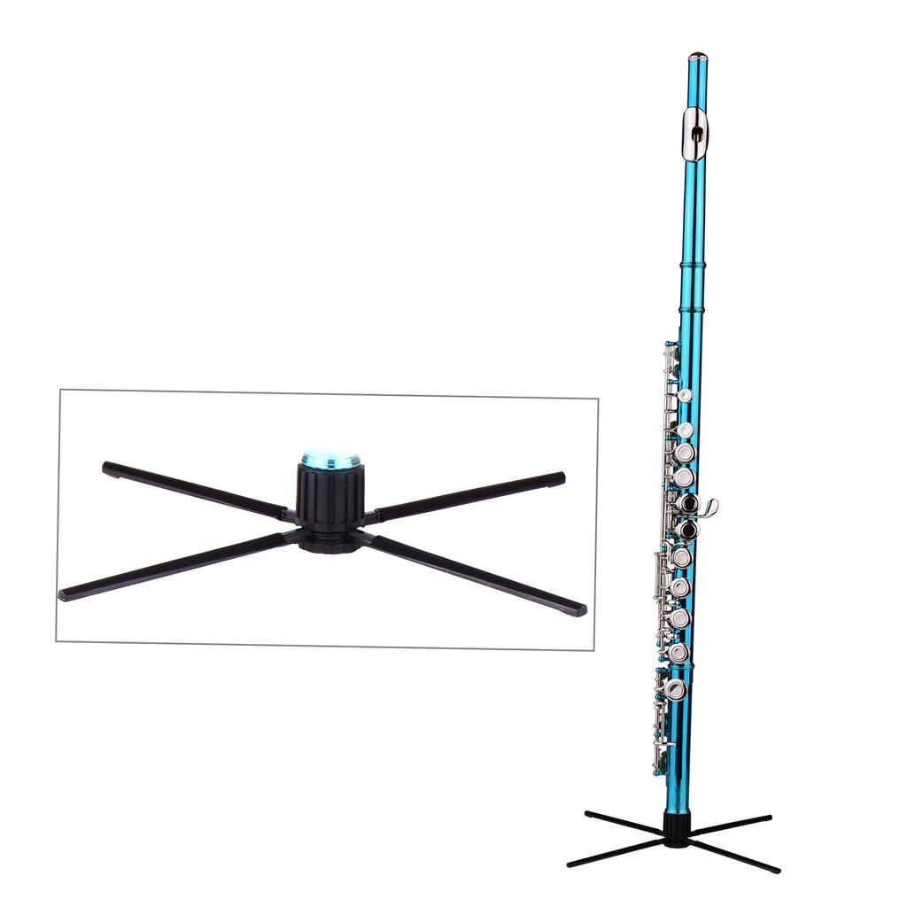 Closed Hole C Flute 16 Keys Cupronickel Nickel plated Wind Instrument with Carry Case Flute Stand Gloves Cleaning Cloth