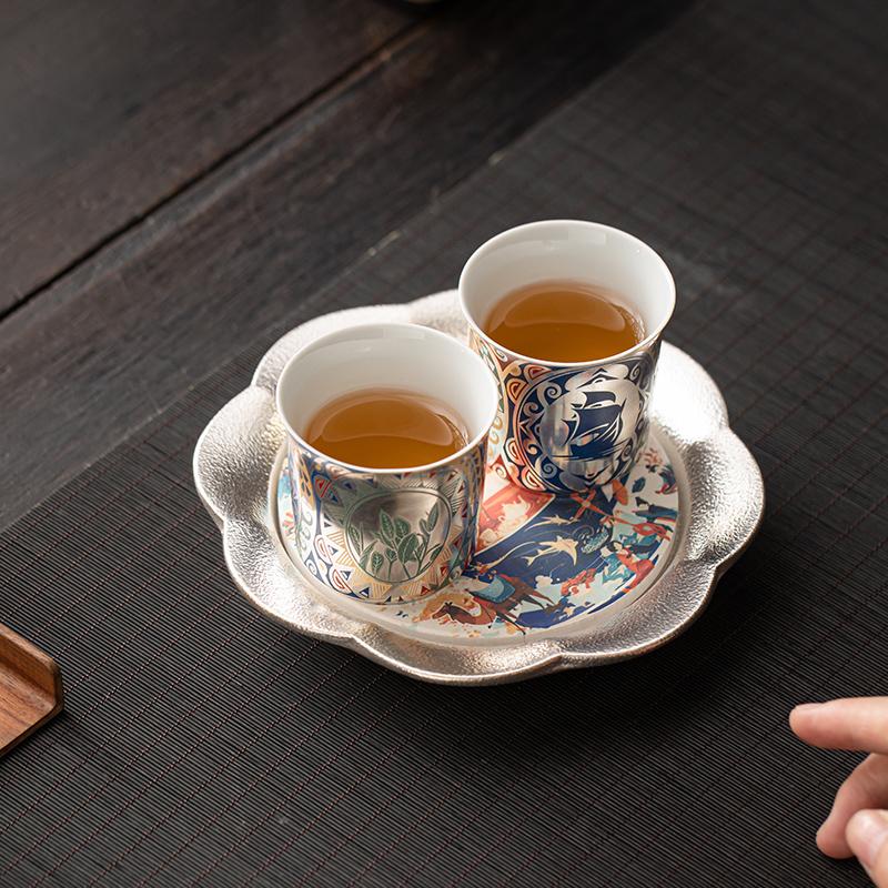 Su's Ceramic Gilded Silver Dunhuang Silk Road Teapot Set