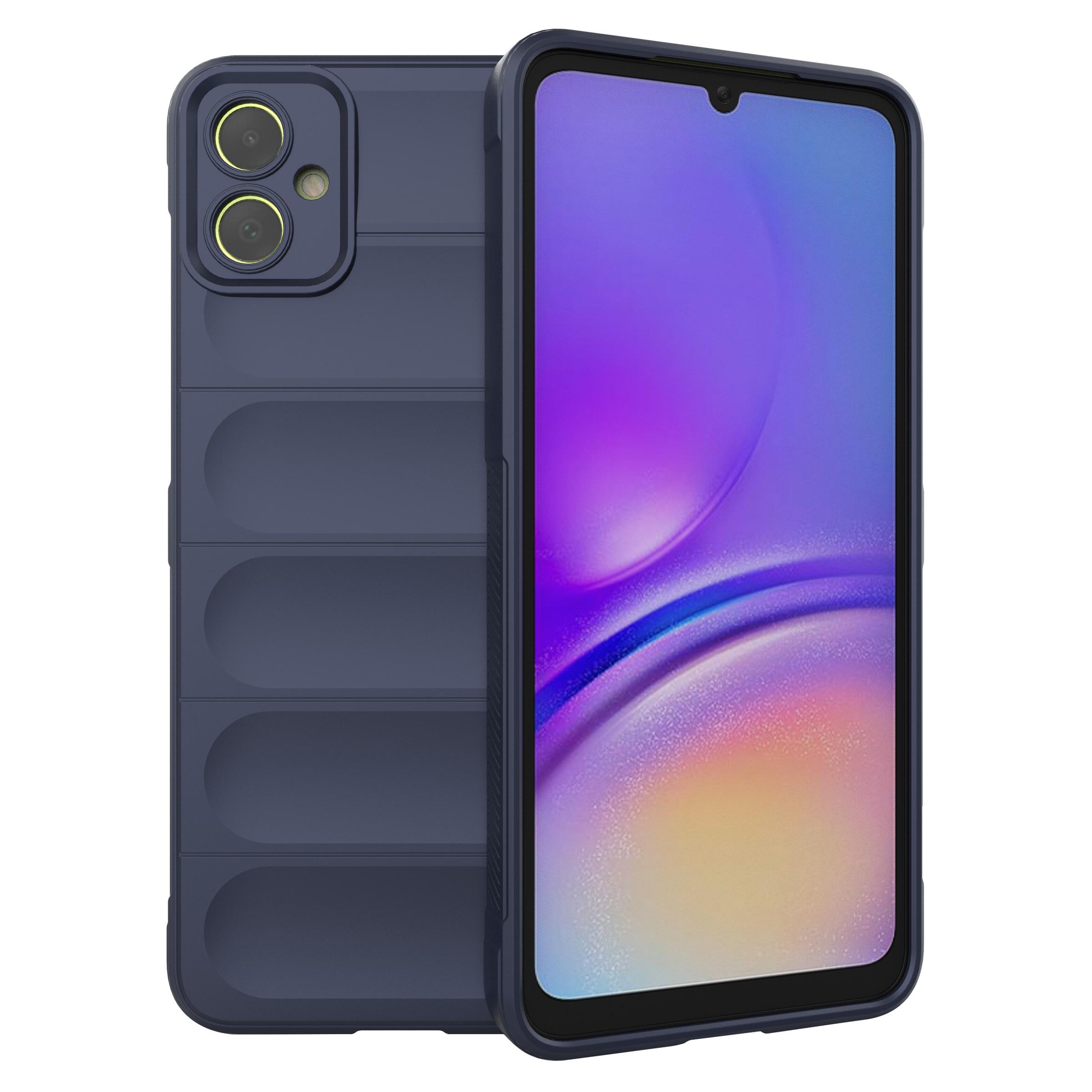 

For Samsung Galaxy A05 4G Case Rugged Back TPU Phone Cover Dark Blue