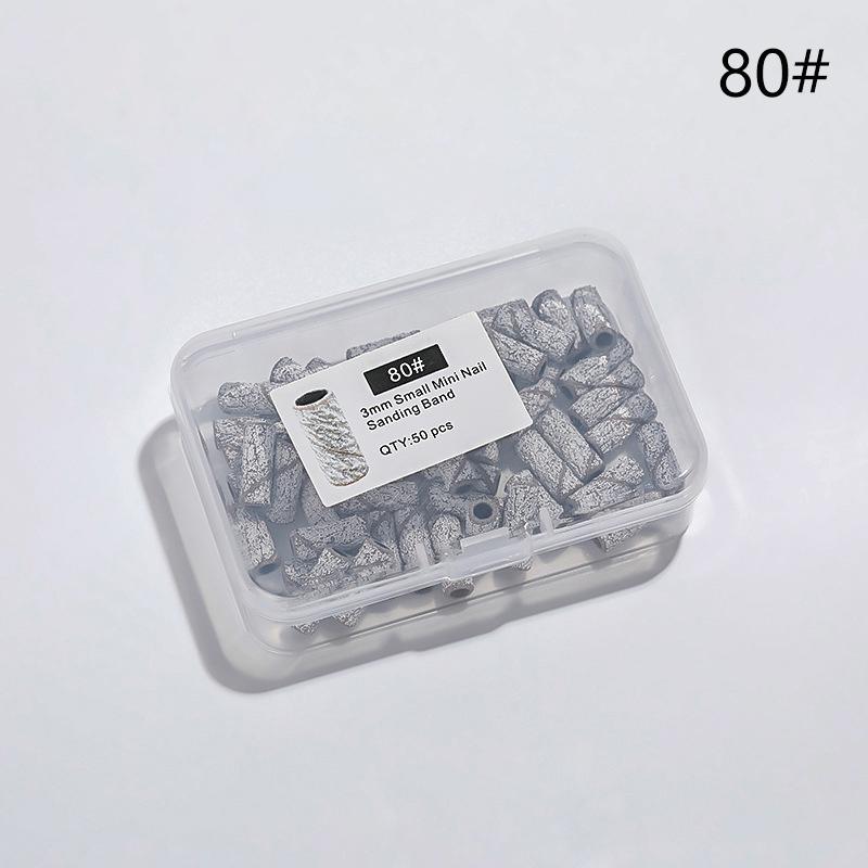 Mini Nail Sanding Bands Mandrel For Manicure Sandpaper Ring Holder Stainless Steel Nail Art Tools Nail Drill Accessories