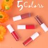 5 Color Liquid Lipstick Waterproof Moisturizing Long Lasting Lip Gloss Tint Matte Lipgloss