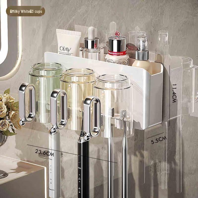 

Aige Adhesive Wall-Mounted Toothbrush Holder