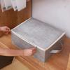 Cotton Linen Big Capacity Clothes Storage Boxes Thicken Non-woven Fabric Sundries Storage Box Wardrobe Moisture-proof Storage Bo