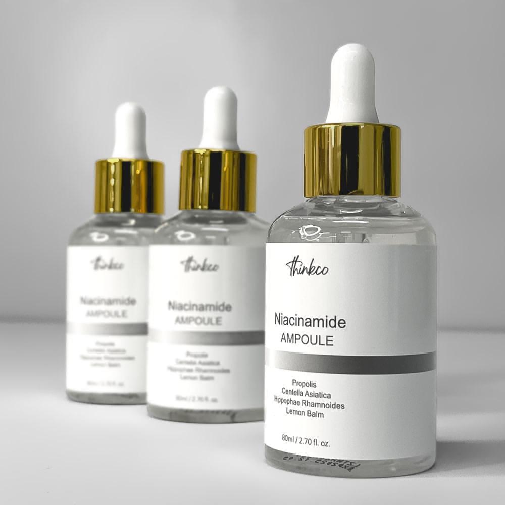 Thinkco Niacinamid Aufhellendes Aufhellendes Ampullen Serum 80ml