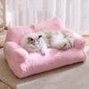 Warm Winter Warm Cat Nest Plush Kitten Puppy Sleeping House Soft Cat Bed Sofa  Spring