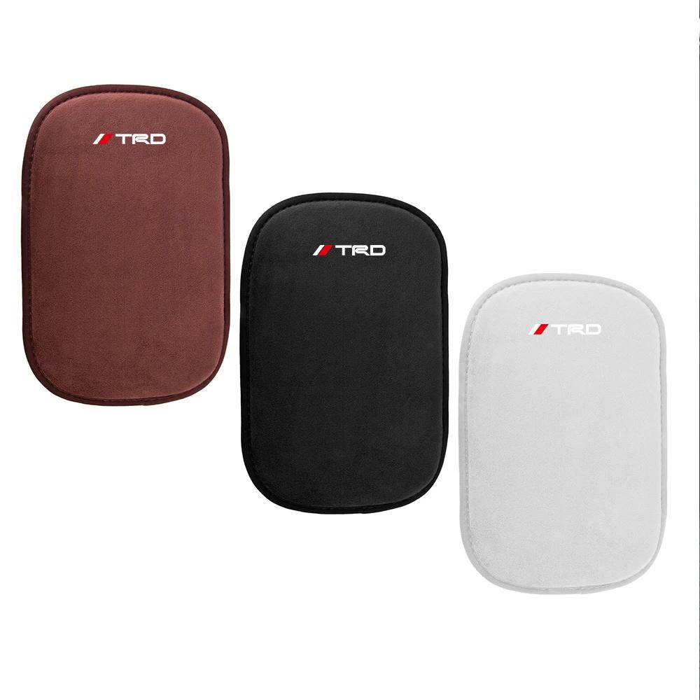 Podložka středové konzoly auta Kožešina Kůže Auto Loketní opěrka Kryt sedadlového boxu pro Toyota Chr Corolla Camry Rav4 Yaris Hilux Prius Prado Verso