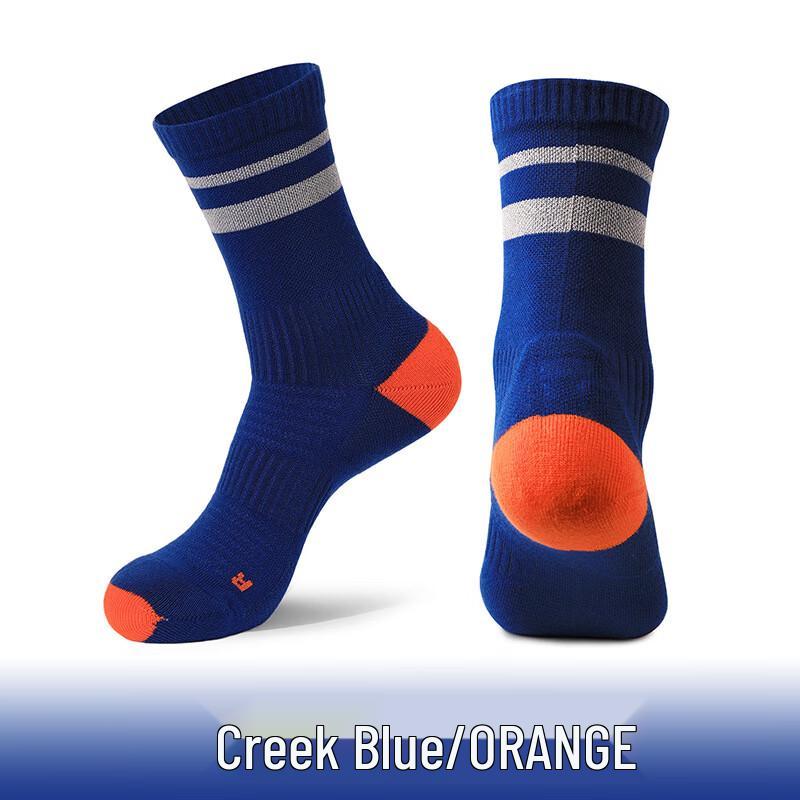 Junbie Reflective Mid-Tube Running Socks M