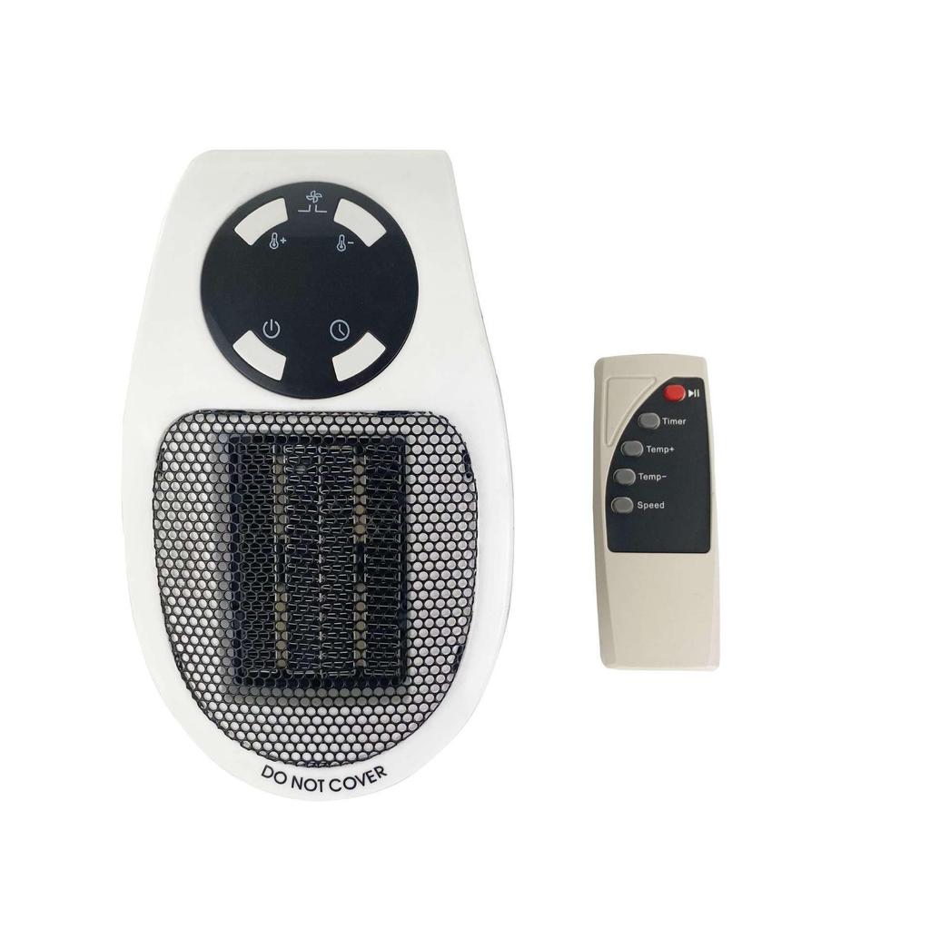 Compact HandyHeater: Mini Desktop Fan Heater with Low Noise for Home or Office