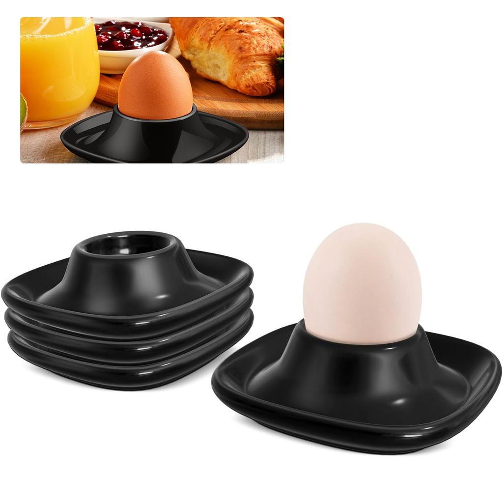 Soft Boiled Egg Holder Egg Cup Stackable Egg Coddler Cups With Base For Serving Breakfast Brunch Kitchen Table Decor 2