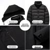 XUEZHONGFEI Men's 3-in-1 Hooded Down Jacket