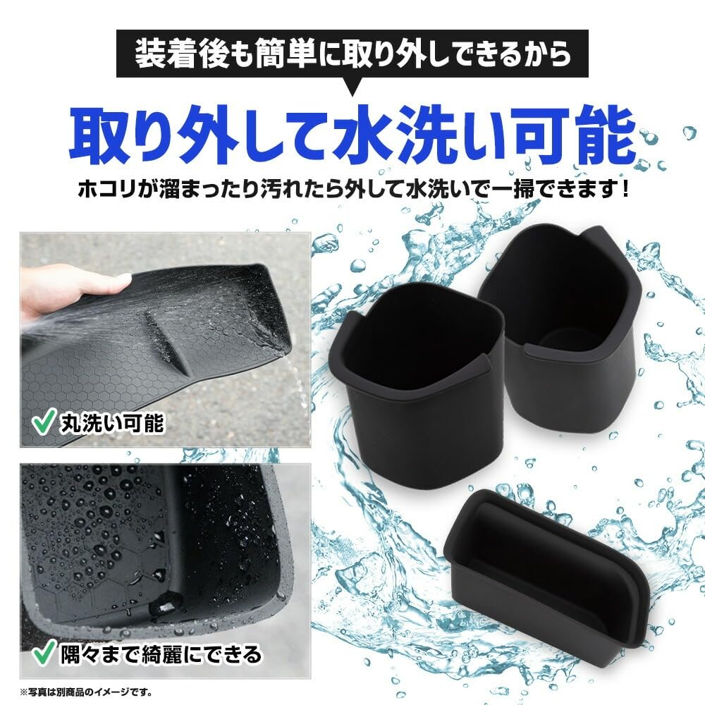 Protective Cover Mat for Stepwagon Item Drink Holder Inner Cover for 2nd STEPWGN Scratch Easy To Improved Custom S YOURS & RP6/RP7/RP8 [Single 3