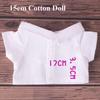 Fashion Style Doll Clothes Toys Accessories Mini Clothes Doll T-shirt  15/20cm Cotton Stuffed Dolls