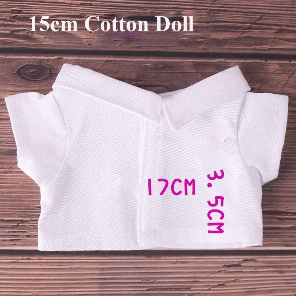 Fashion Style Doll Clothes Toys Accessories Mini Clothes Doll T-shirt  15/20cm Cotton Stuffed Dolls